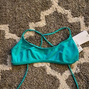 teal rip curl top